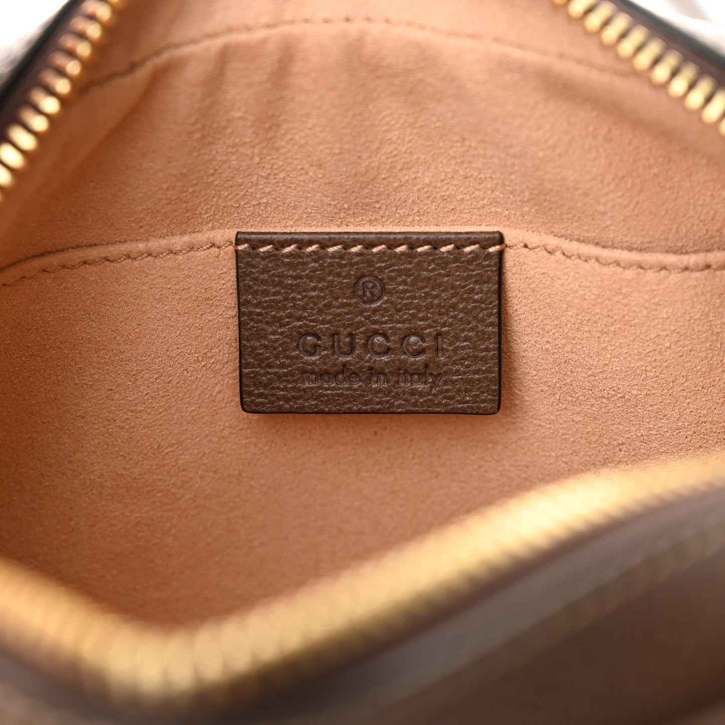 GG Supreme Monogram Web Mini Ophidia Shoulder Bag Brown