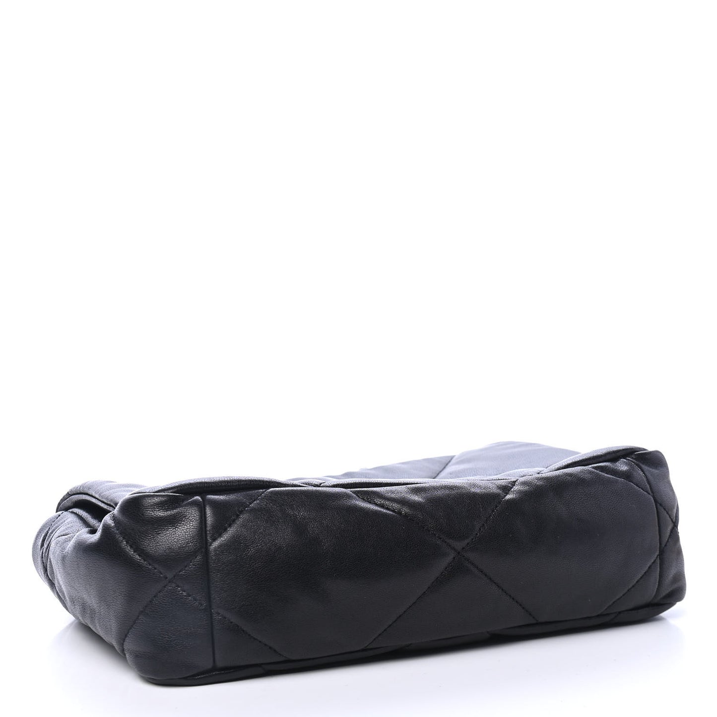 Goatskin Quilted Medium Chanel 19 Flap Black