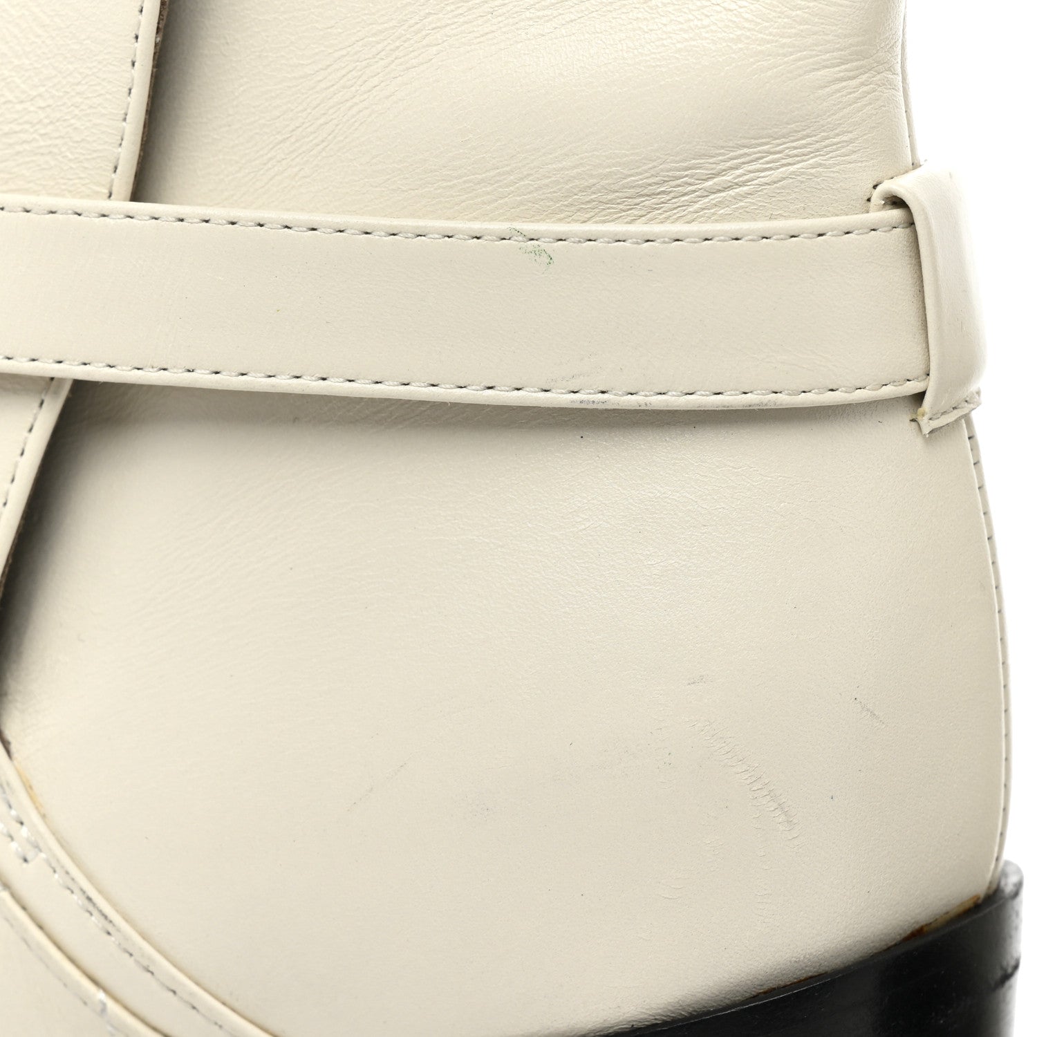 Chanel Calfskin Quilted Cap Toe Boots 37.5 White Black 12 of 12