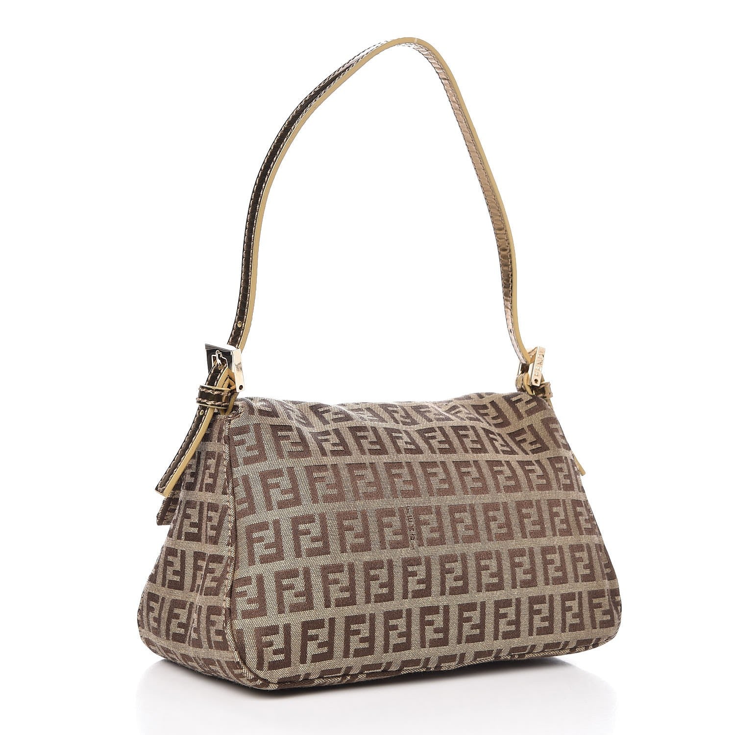 Fendi Zucchino Mini Mama Baguette Gold 3 of 7