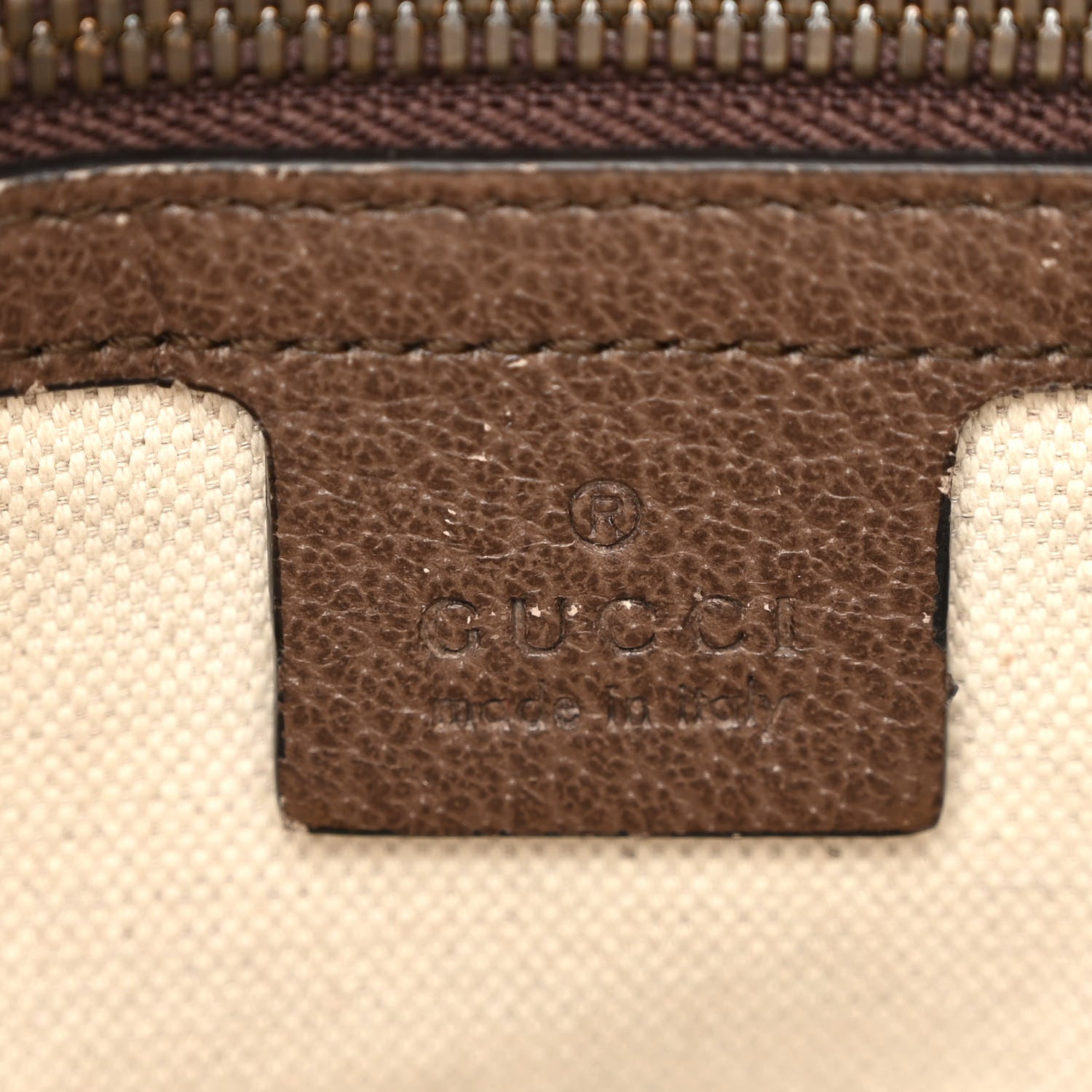 Gucci GG Supreme Monogram Web Small Ophidia Half Moon Hobo Brown 6 of 10