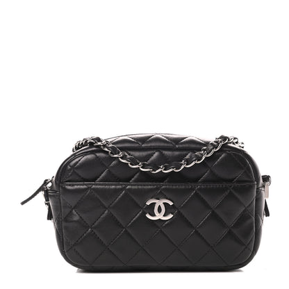 Chanel Lambskin Quilted Small Timeless Camera Case Black 1 of 11