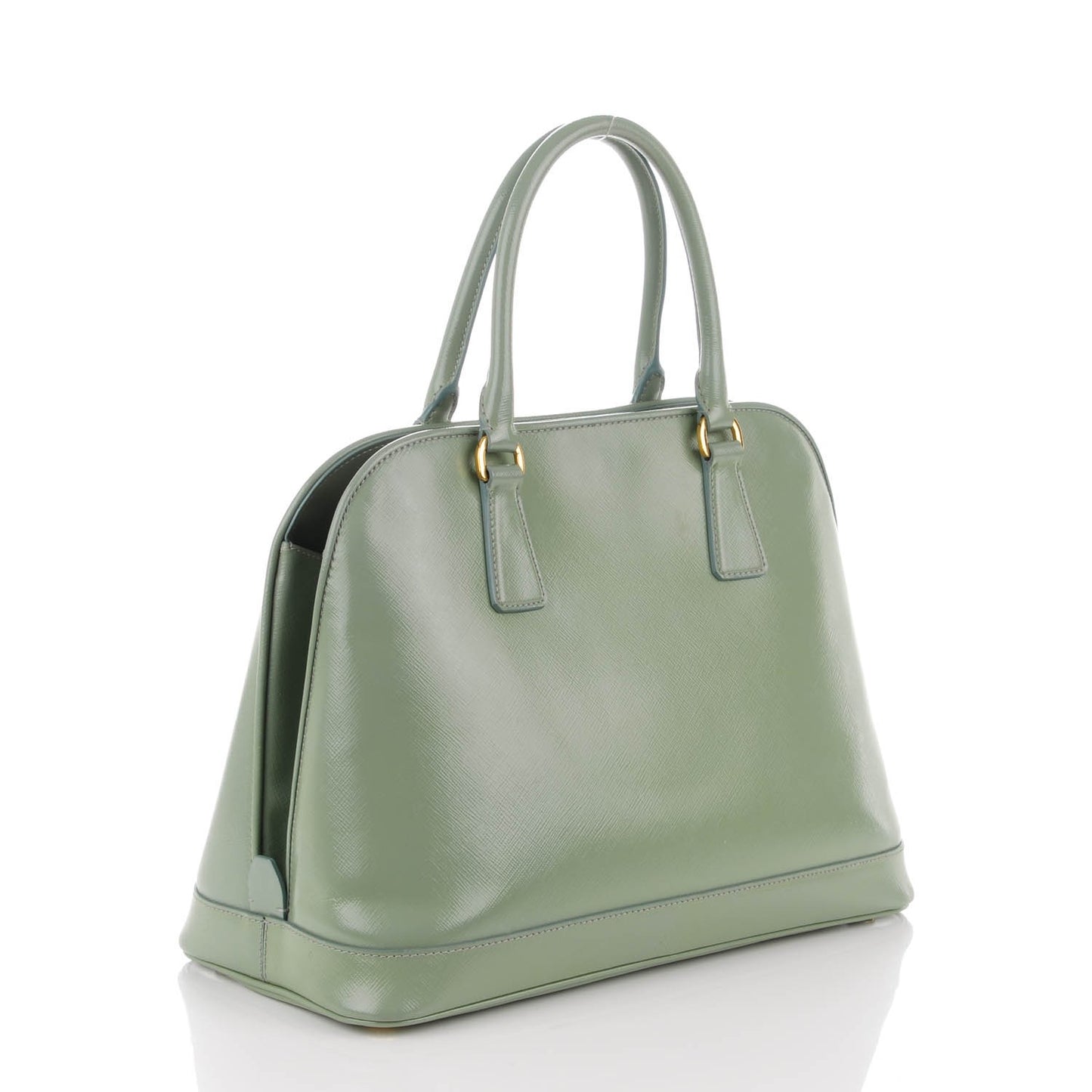 Saffiano Vernice Open Promenade Tote Acquamarina