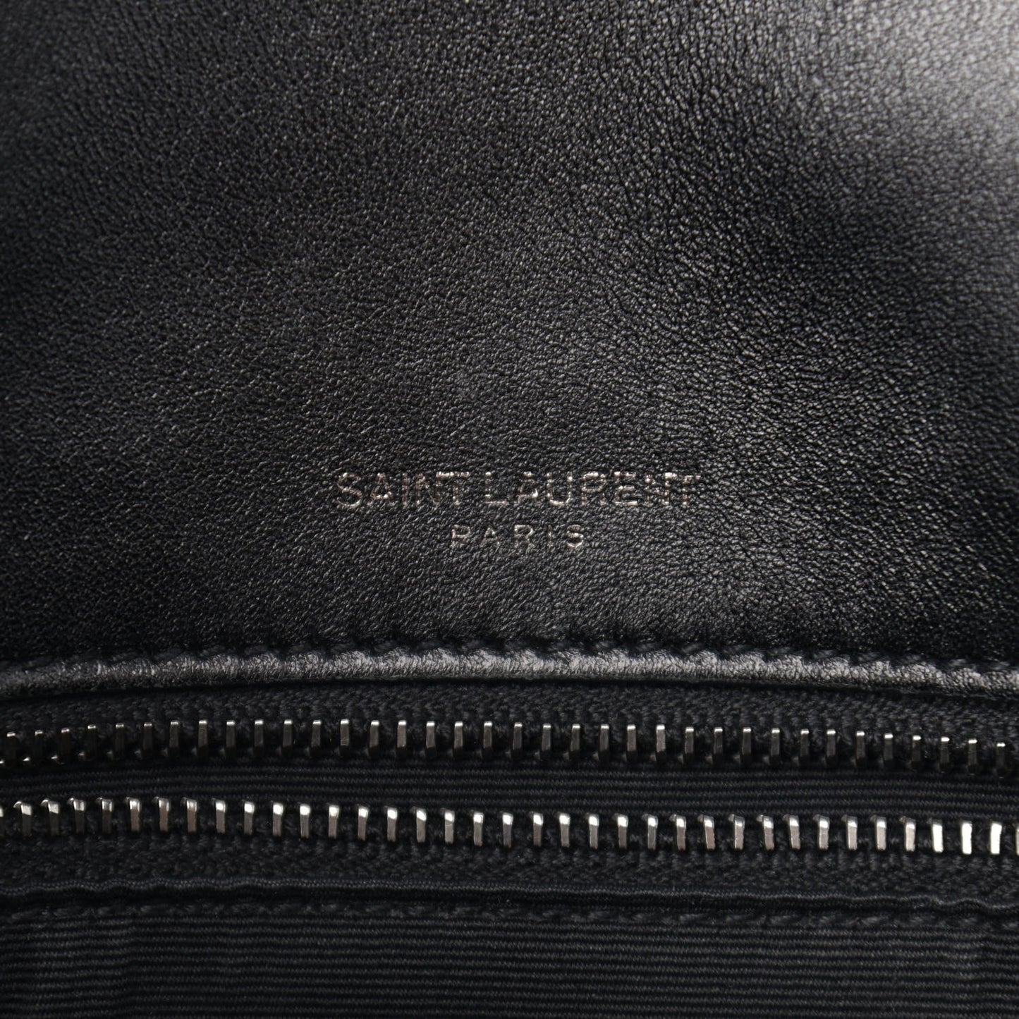 Patent Crocodile Embossed Lambskin Monogram Medium Niki Chain Satchel Black