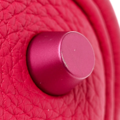 Hermes Taurillon Clemence Monochrome Picotin Lock 18 PM Rose Mexico 10 of 11