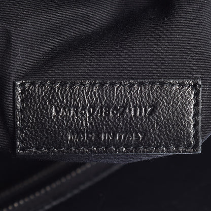 Saint Laurent Crinkled Calfskin Matelasse Monogram Large Niki Shopping Tote Bag Black 7 of 7