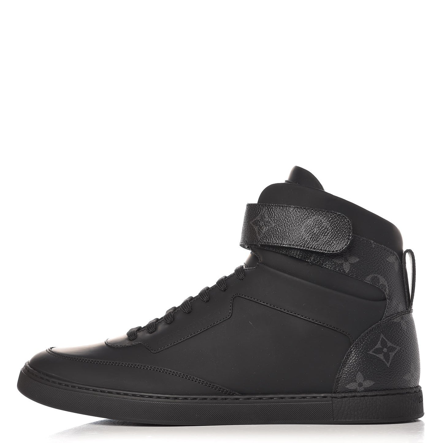 Monogram Eclipse Passenger High Top Sneaker Boots 7 Black