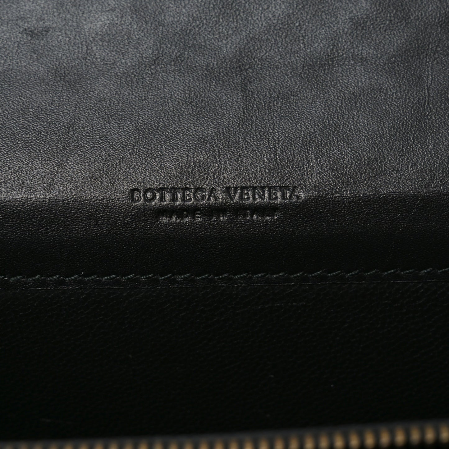 Nappa Intrecciato Flap Wallet Black
