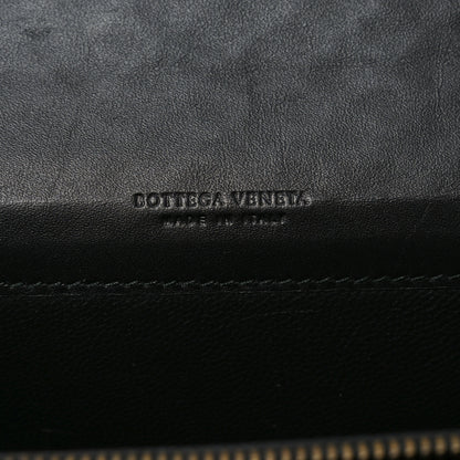 Bottega Veneta Nappa Intrecciato Flap Wallet Black 6 of 9