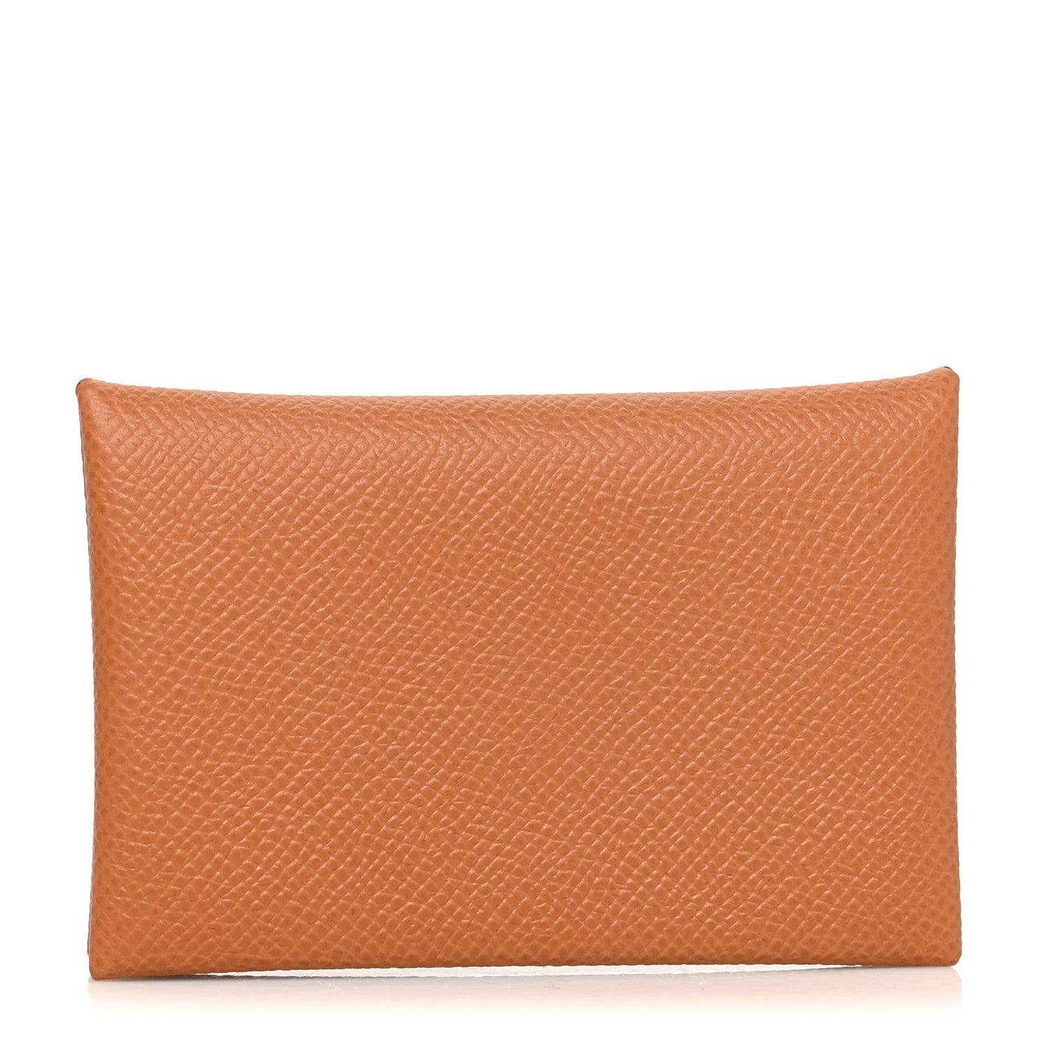 Hermes Epsom Calvi Card Case Gold 1 of 9