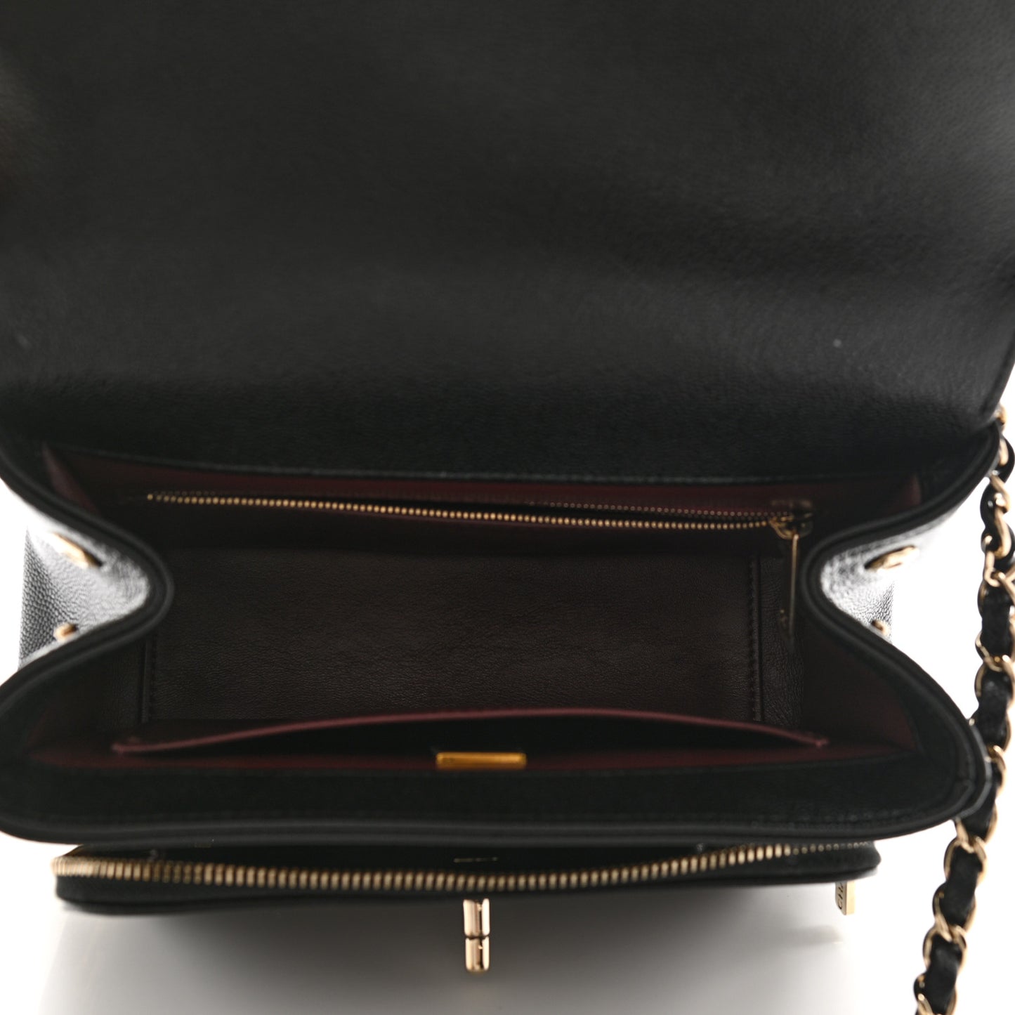 Caviar Quilted Medium Business Affinity Flap Black