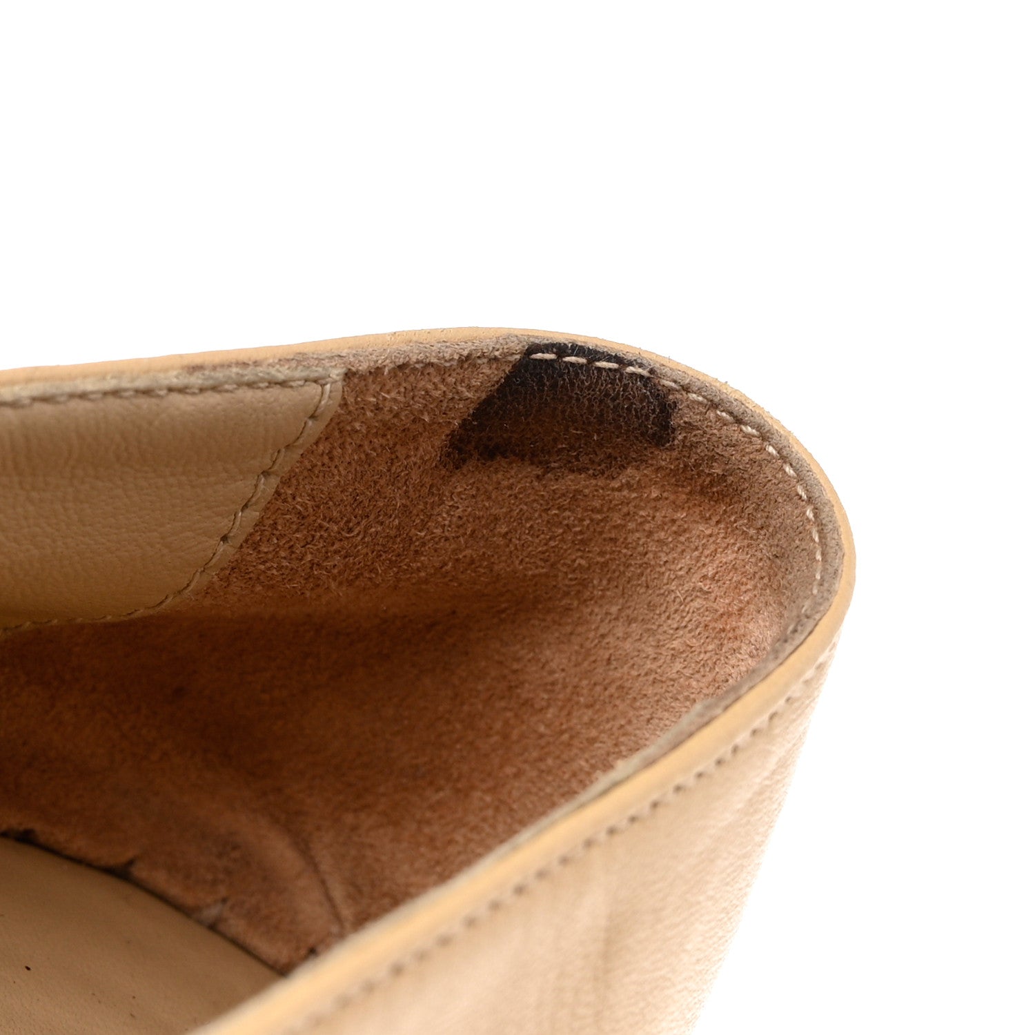 Chanel Lambskin CC Espadrilles 38 Beige Black 10 of 12