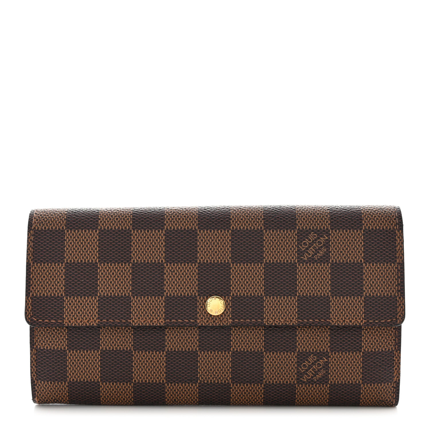 Louis Vuitton Damier Ebene Sarah Wallet 1 of 10