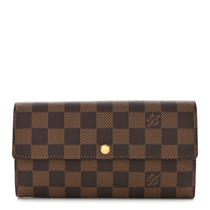 Louis Vuitton Damier Ebene Sarah Wallet 1 of 10