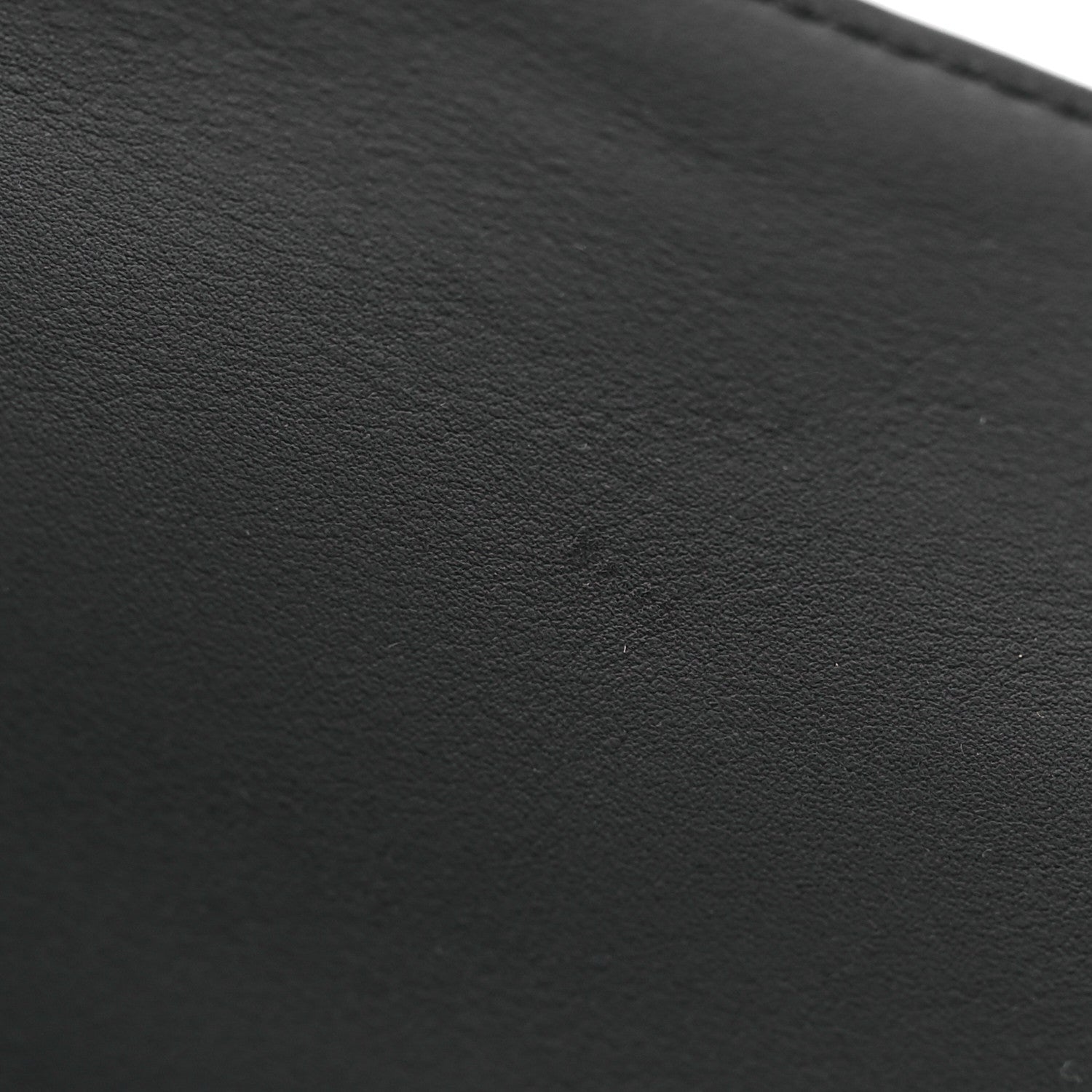 Valentino Garavani Calfskin VLTN Large Flat Zip Pouch Black 10 of 10