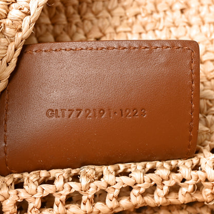 Saint Laurent Raffia Icare Shopping Tote Natural 8 of 11