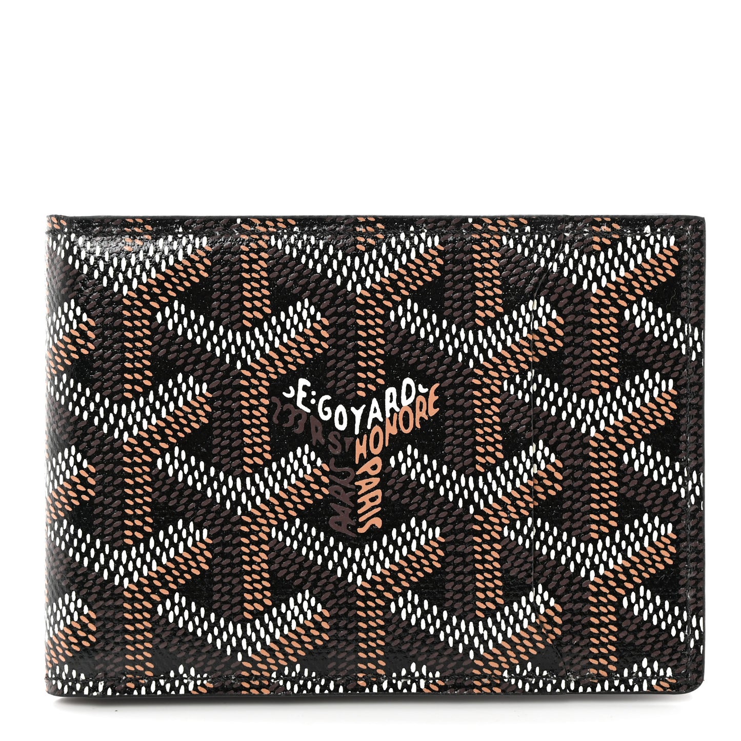 Goyardine Insert Victoire Card Wallet Black