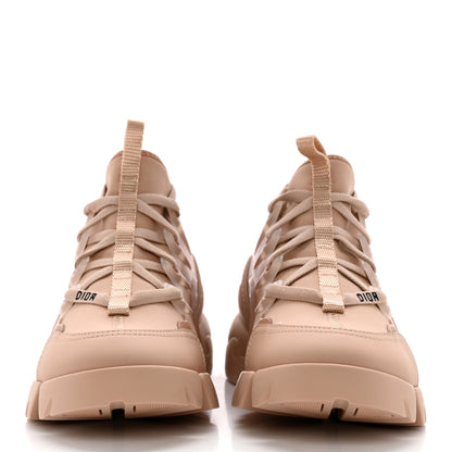 Christian Dior Neoprene Rubber Womens D-Connect Sneakers 37.5 Nude 2 of 10