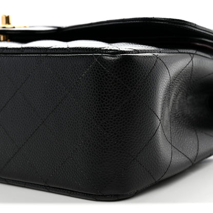 Chanel Caviar Quilted Jumbo Double Flap Black 10 of 11
