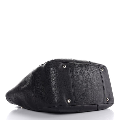 Prada Vitello Daino Shoulder Bag Black 4 of 12