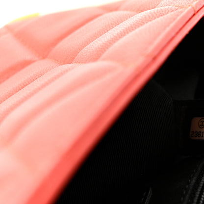 Chanel Lambskin Plexiglass Quilted Small Cuba Color Flap Red Multicolor 7 of 10
