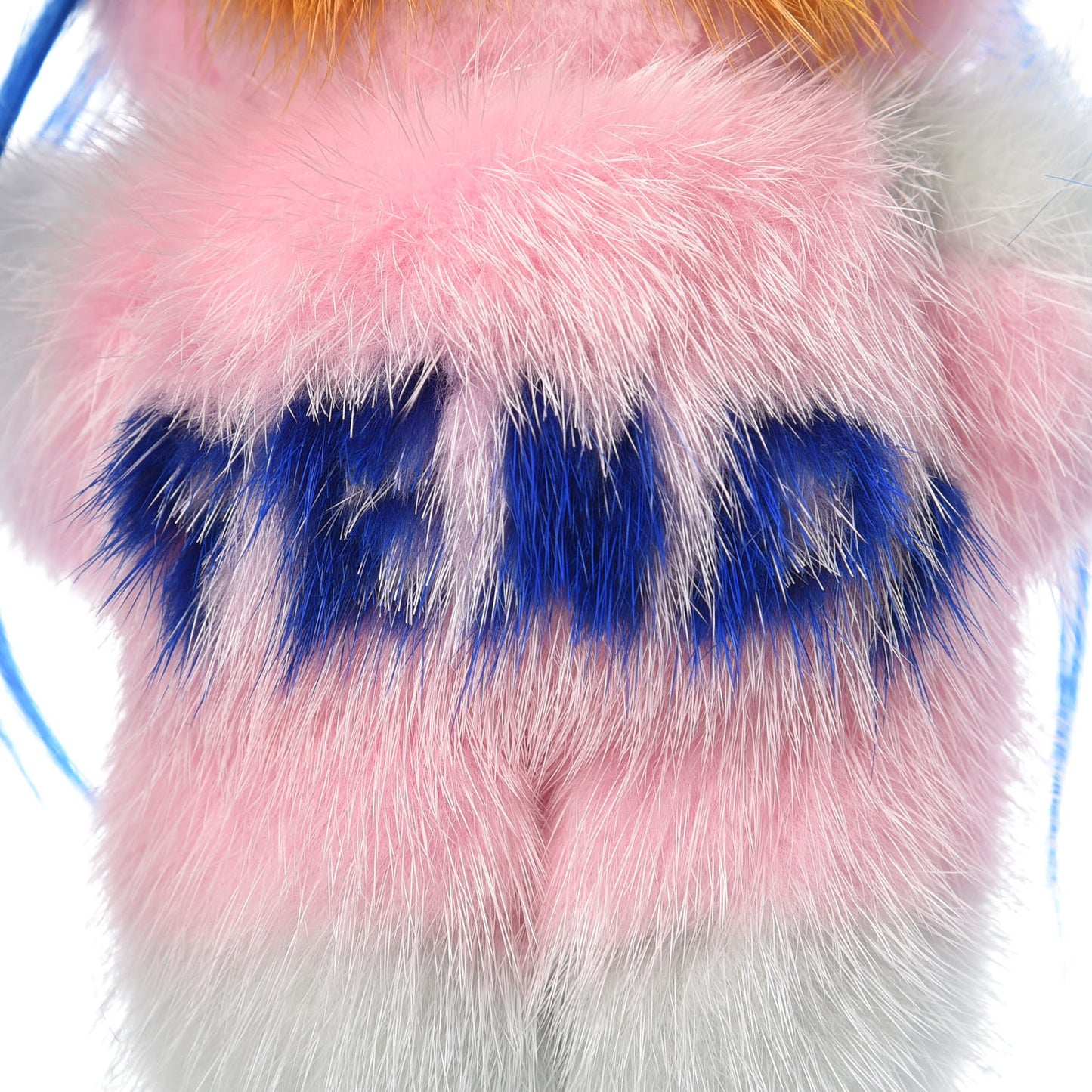 Mink Fur Crystal Fendirumi Piro-Chan Monster Bag Bug Charm Marshmallow