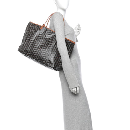 Goyard Goyardine Saint Louis GM Black Gold 2 of 11