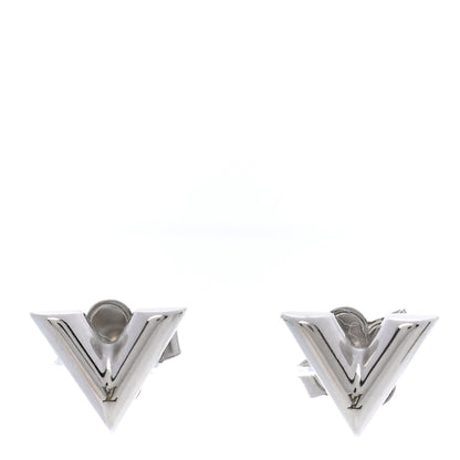 Louis Vuitton Essential V Stud Earrings Silver 1 of 5