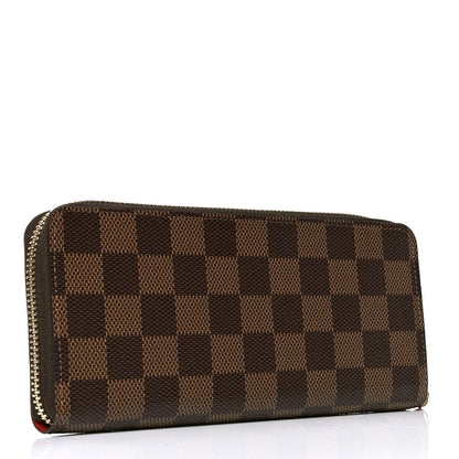 Louis Vuitton Damier Ebene Clemence Wallet Cherry 2 of 4