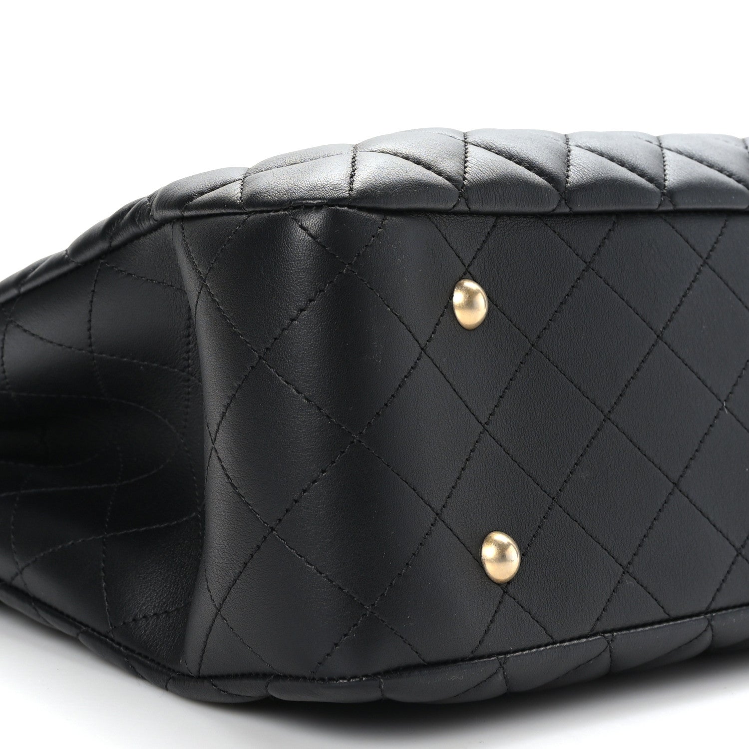 Chanel Calfskin Quilted Large Classic Shopping Tote Black 8 of 9