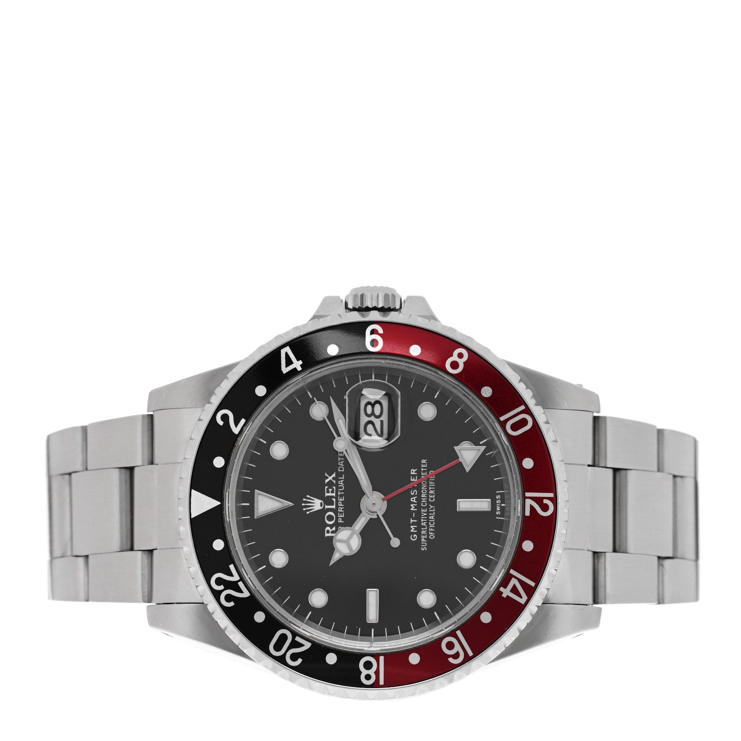 Rolex Stainless Steel 40mm Oyster Perpetual Date GMT Master Coke Watch 16700 2 of 4