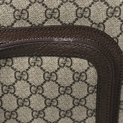 Gucci GG Supreme Monogram Web Medium Savoy Trolley Beige Ebony 10 of 13