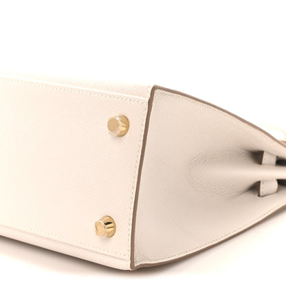 Hermes Epsom Kelly Sellier 25 Gris Pale 10 of 10