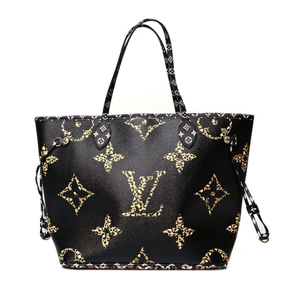 Louis Vuitton Monogram Giant Jungle Neverfull MM Black 1 of 10