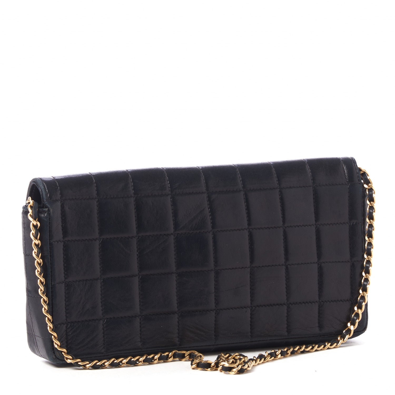 Chanel Lambskin East West Chocolate Bar Flap Black 3 of 10
