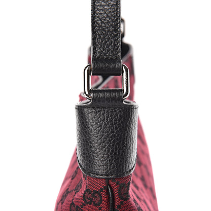 Gucci Denim Monogram Hobo Red 11 of 11