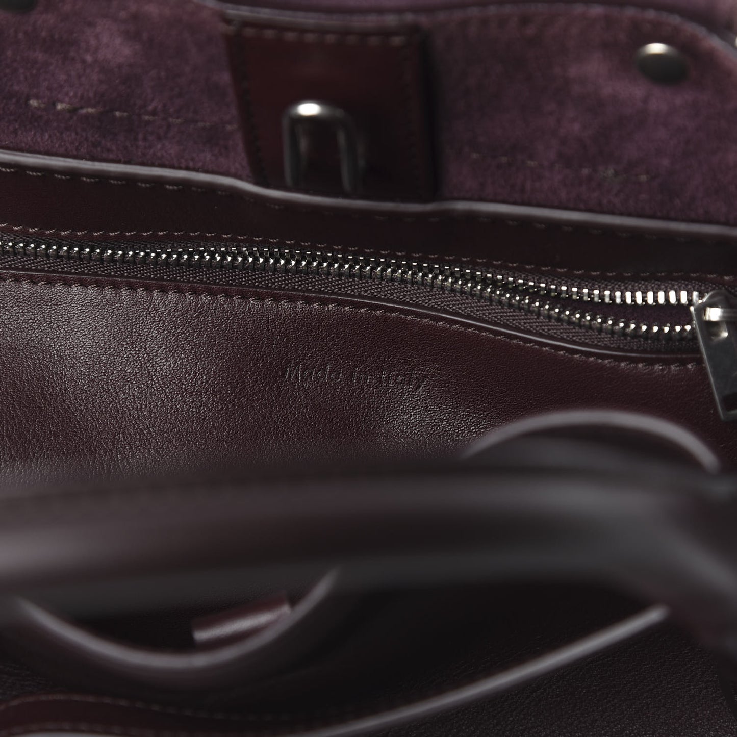 Smooth Calfskin Small Big Bag Burgundy