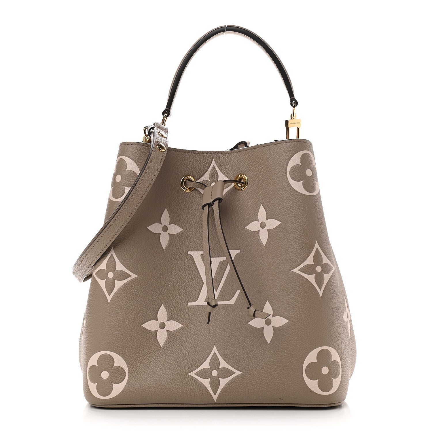 Louis Vuitton Empreinte Monogram Giant Neonoe MM Tourterelle Creme 1 of 9