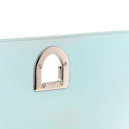 Christian Dior Grained Calfskin Small Diorama Flap Bag Light Blue 13 of 13