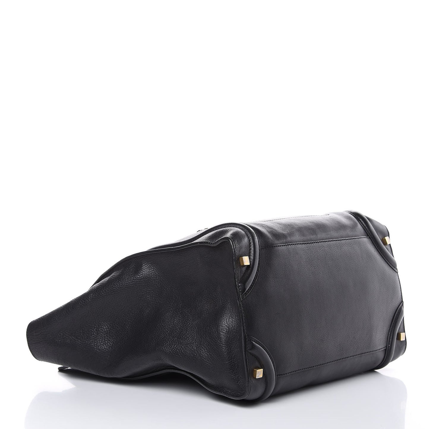 Grained Calfskin Medium Luggage Black