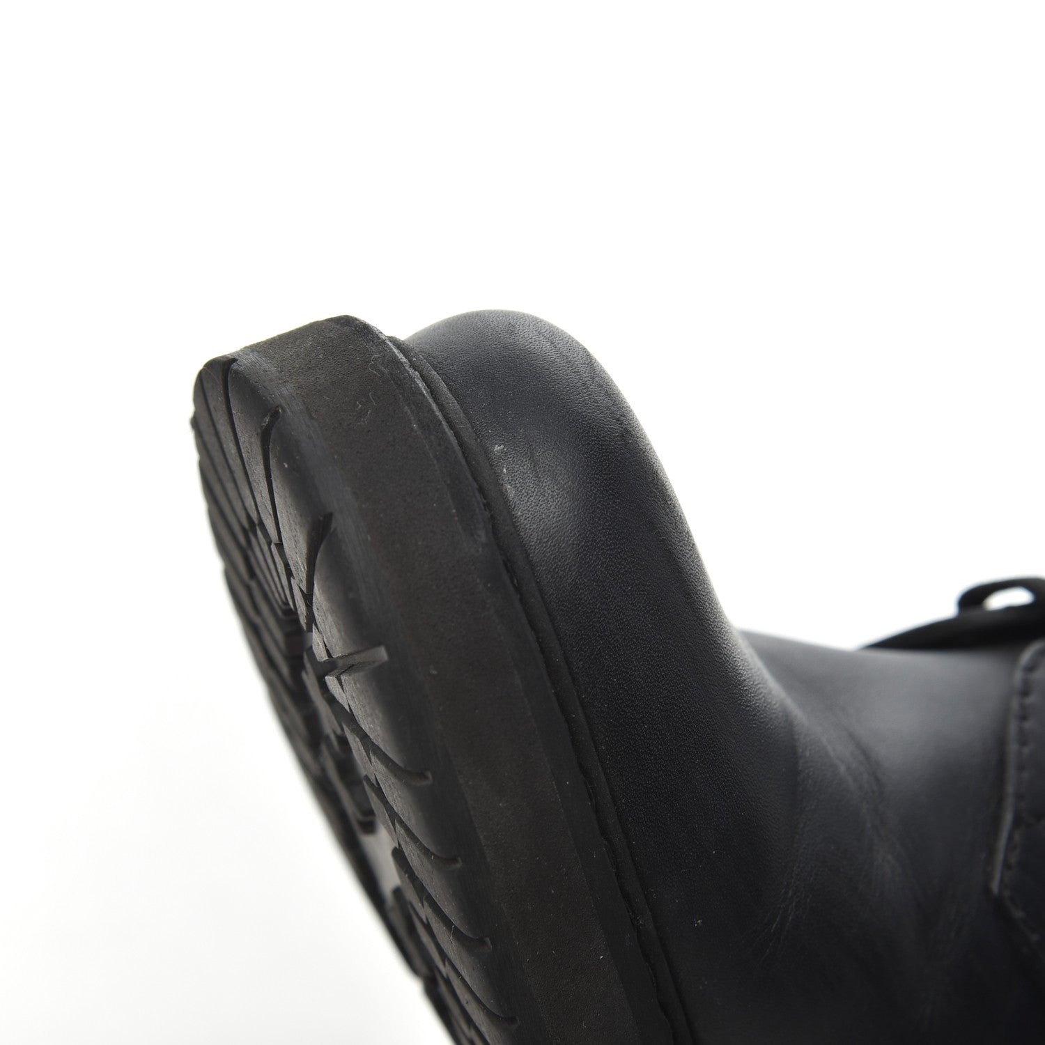 Fendi Calfskin Combat Boots 36.5 Black 12 of 17