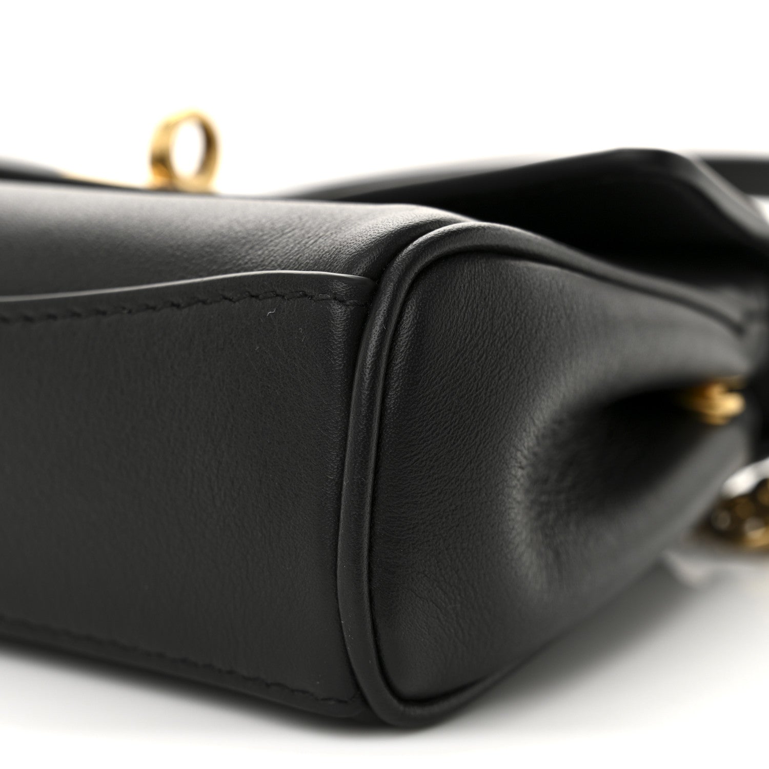 Balenciaga Natural Smooth Calfskin Nano Rodeo Top Handle Handbag Black 10 of 11