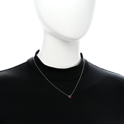 Tiffany Platinum Ruby Elsa Peretti Color By The Yard Pendant Necklace 2 of 5