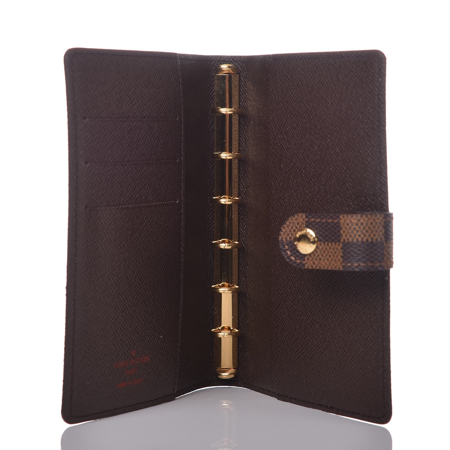 Louis Vuitton Damier Ebene Small Ring Agenda Cover 5 of 6