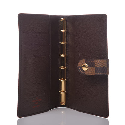 Louis Vuitton Damier Ebene Small Ring Agenda Cover 5 of 6