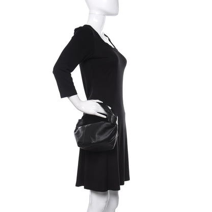Bottega Veneta Nappa Mini Double Knot Bag Black 2 of 11