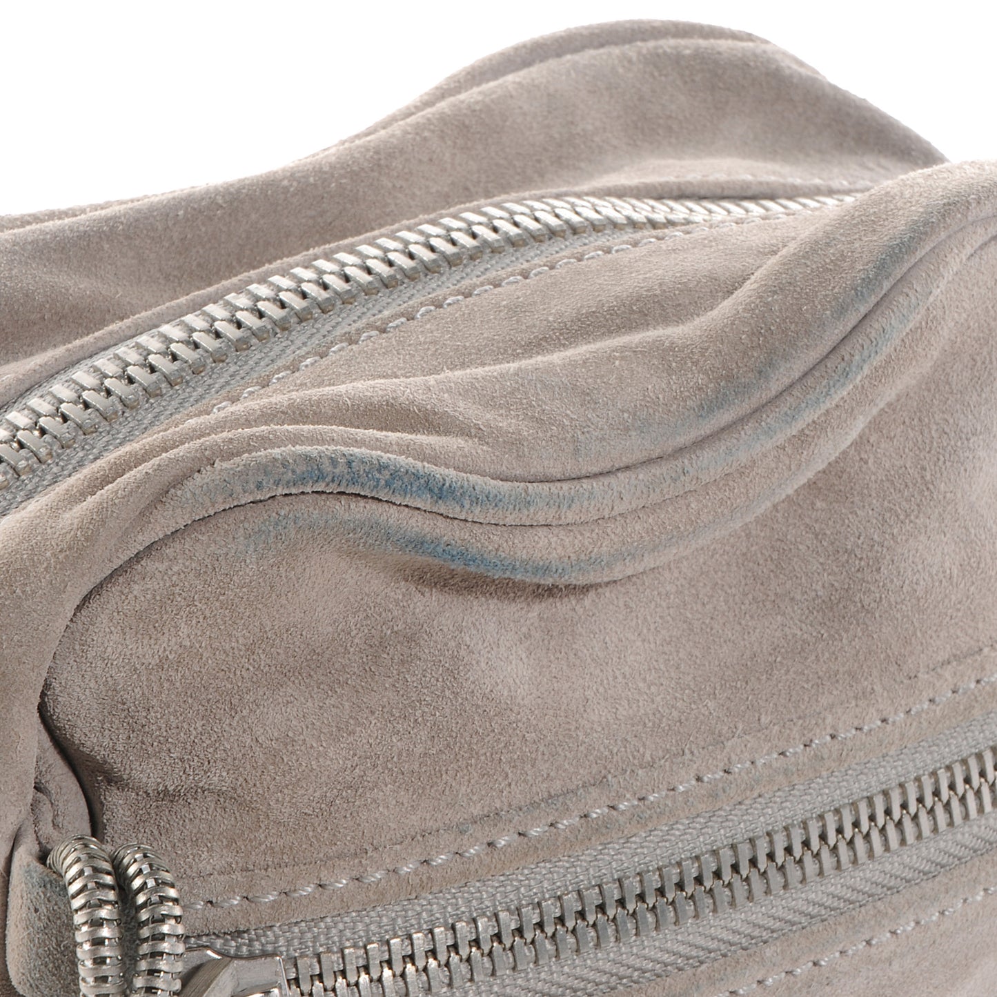 Suede Mini Brenda Camera Bag Feather Grey