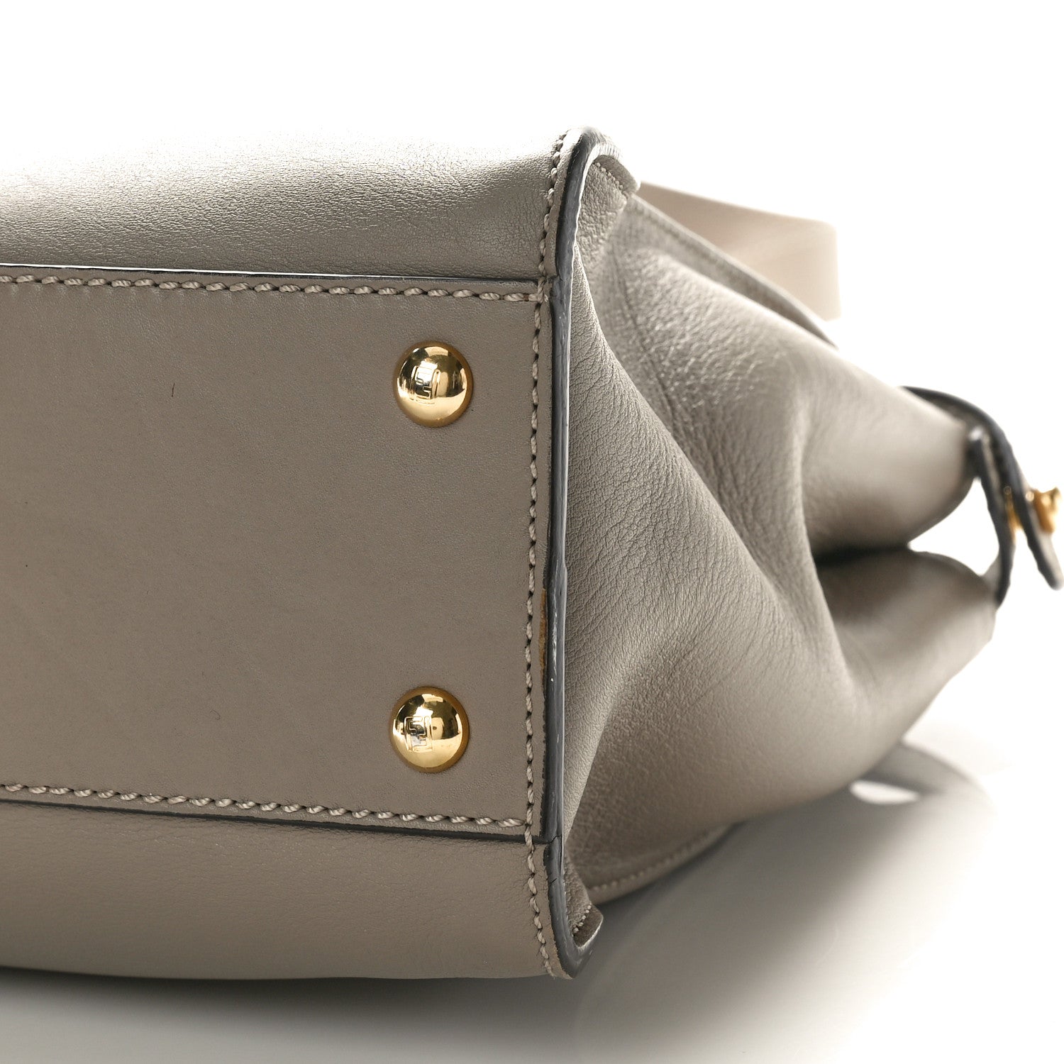 Fendi Vitello Seta Plexiglass Tortoise Medium Peekaboo Iconic Satchel Tortora 9 of 9