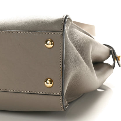 Fendi Vitello Seta Plexiglass Tortoise Medium Peekaboo Iconic Satchel Tortora 9 of 9