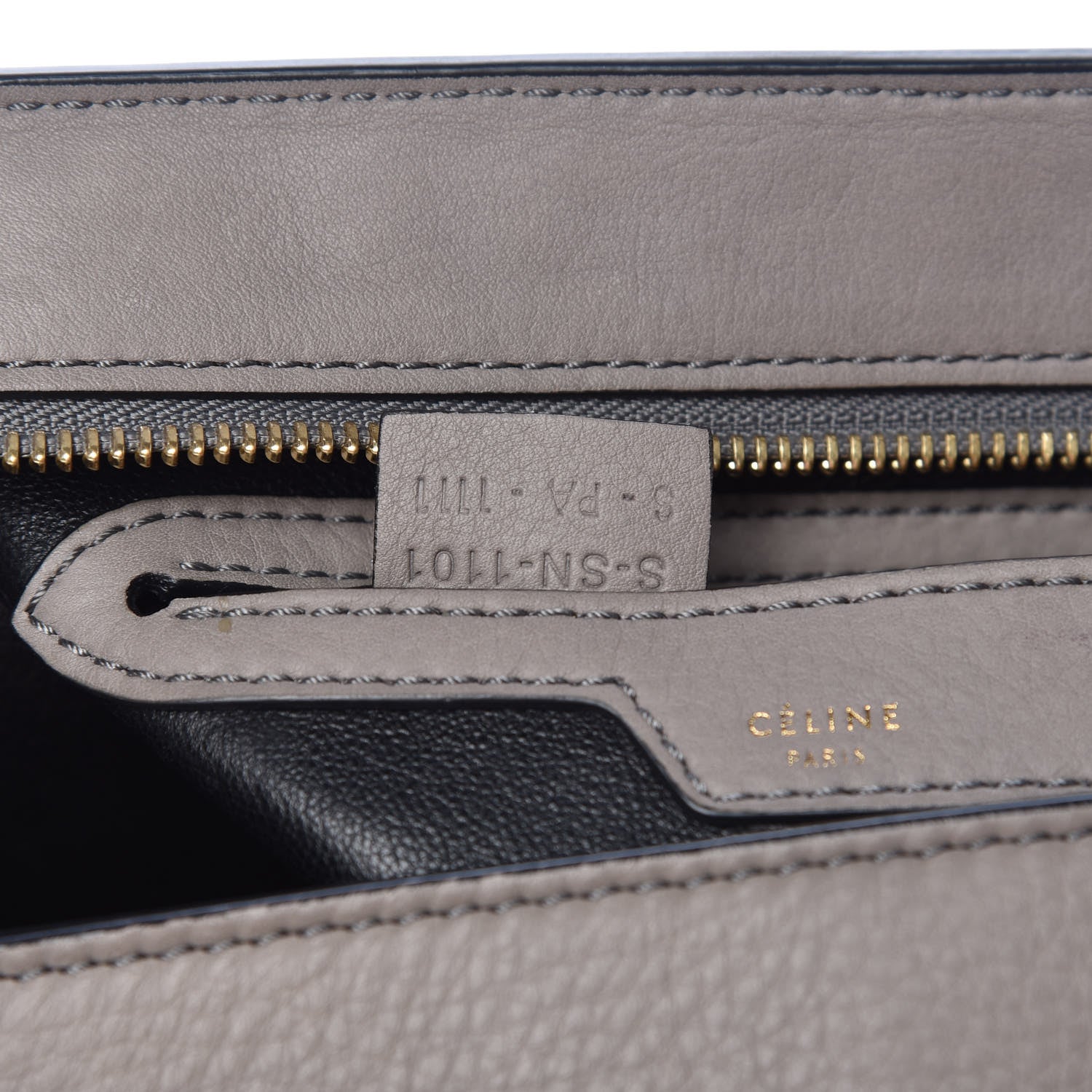Celine Calfskin Suede Medium Trapeze 7 of 13